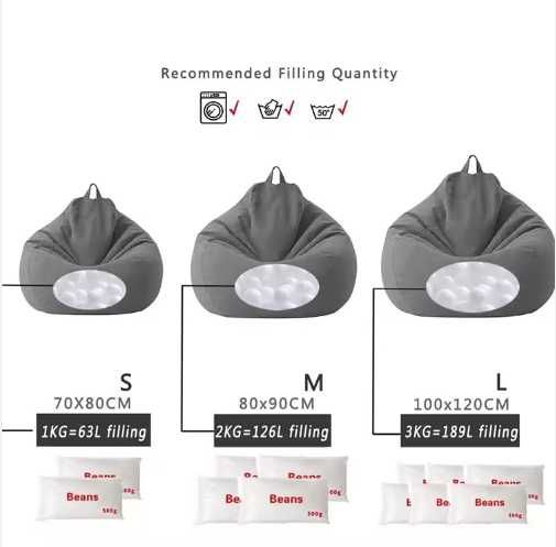 Ultra Soft Lazy Sofa Dam Olish Uchun Ideal yechim