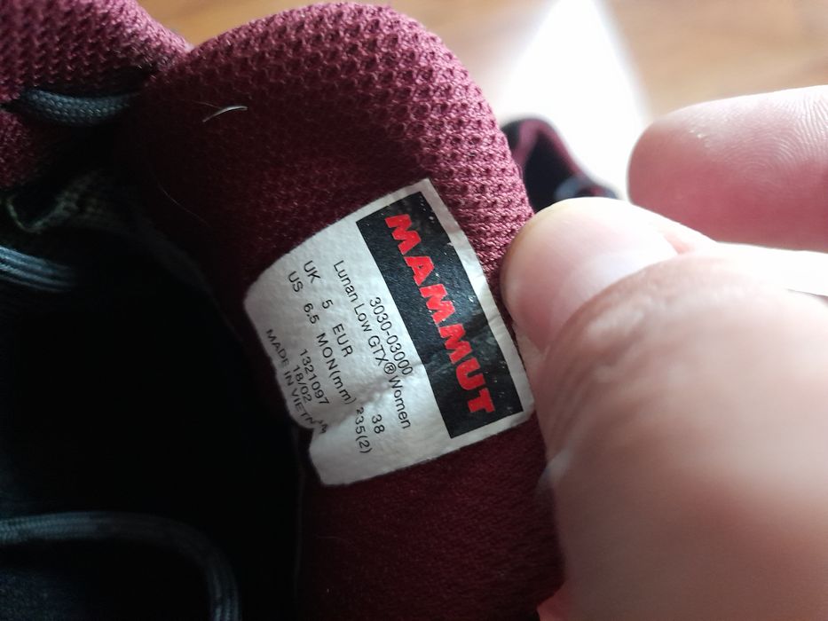 Mammut gore tex дамски обувки 38 номер.