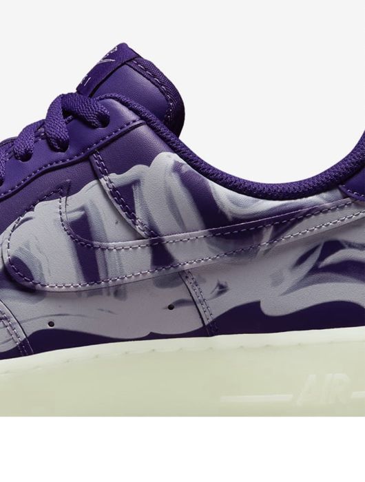 Nike Air force skeleton purple