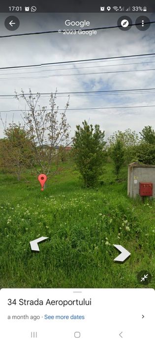 Teren Cornetu, Aeroportului