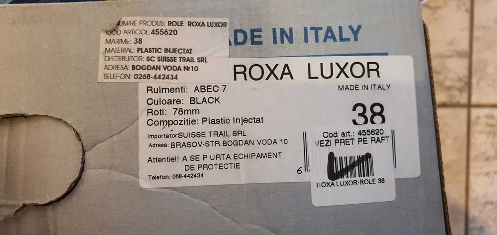Role ROXA LUXOR marimi 38 si 43 aproape noi