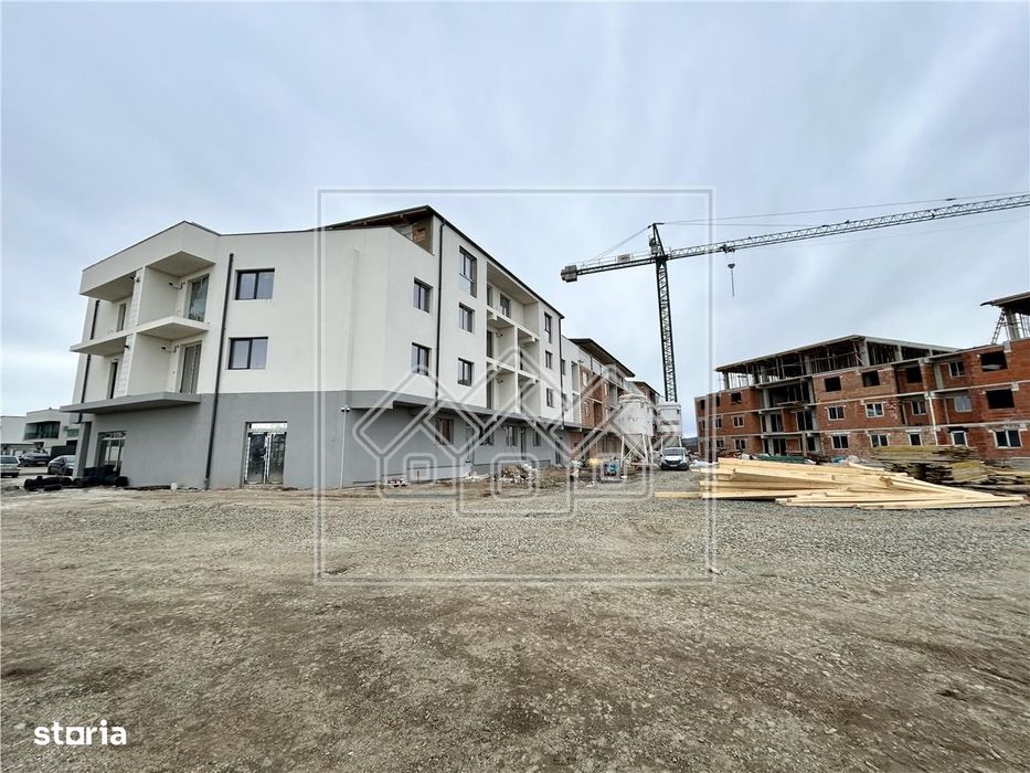 Apartament nou, 3 camere si balcon, 64 mp utili, Selimbar