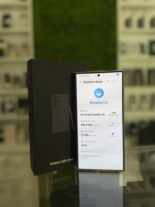 **ATSGSM.RO**Samsung Galaxy S24 Ultra 512GB VIOLET/Fact+Gar 12 luni
