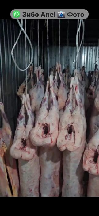 Продажа мяса на рынке ДЕПО