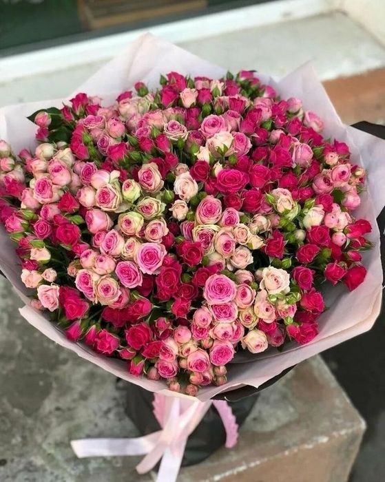 Сборка спрей и кустовых роз