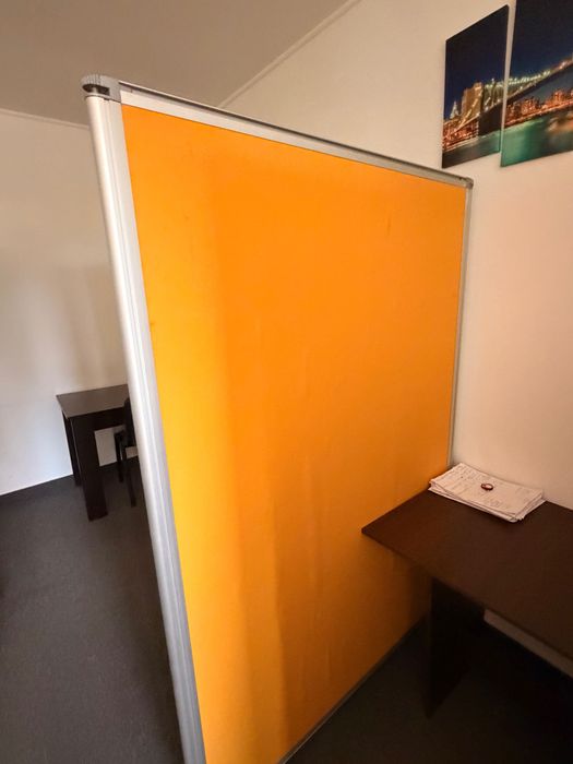 Despărțitoare birou / Panouri compartimentare office – modulare, cu ramă aluminiu