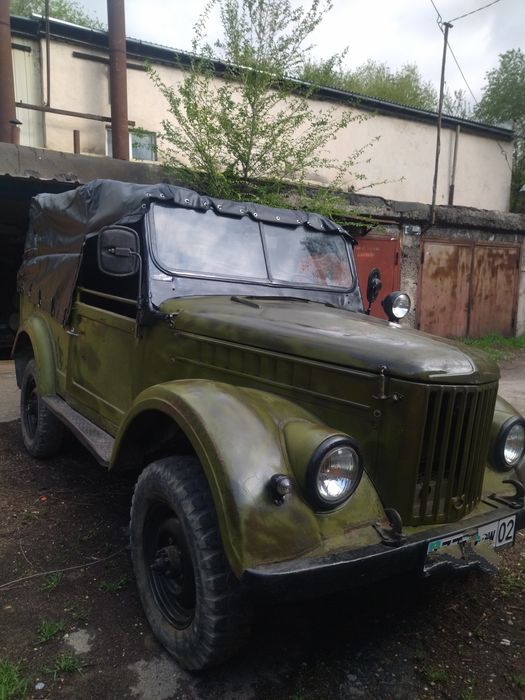 Газ 69 кабриолет на полном ходу