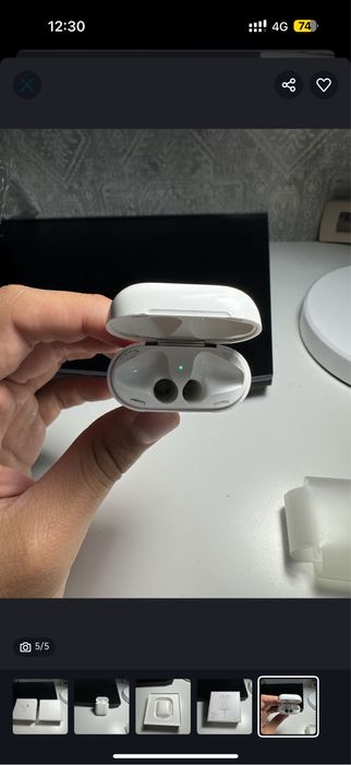 Продам кейс оригинал airpods 2