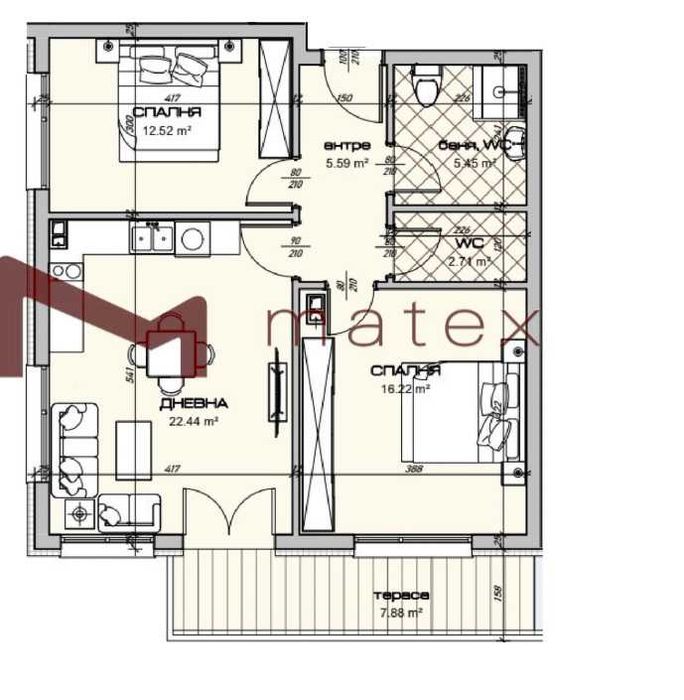 Продава се Тристаен апартамент в Варна, Владислав Варненчик - 103 кв.м за 1122 €/кв.м - Снимка #1