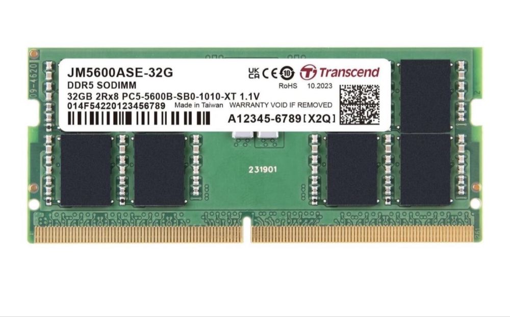 Нова оперативна памет Transcend 32 GB
