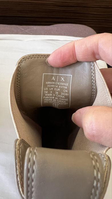 Армани Armani ботинки