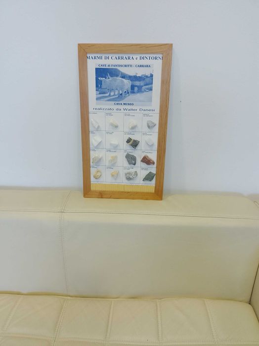 Mostre Marmura Carrara - Tablou rar - ideal CADOU COLECTIONARI