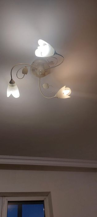 Люста 5ти рожковая б/у