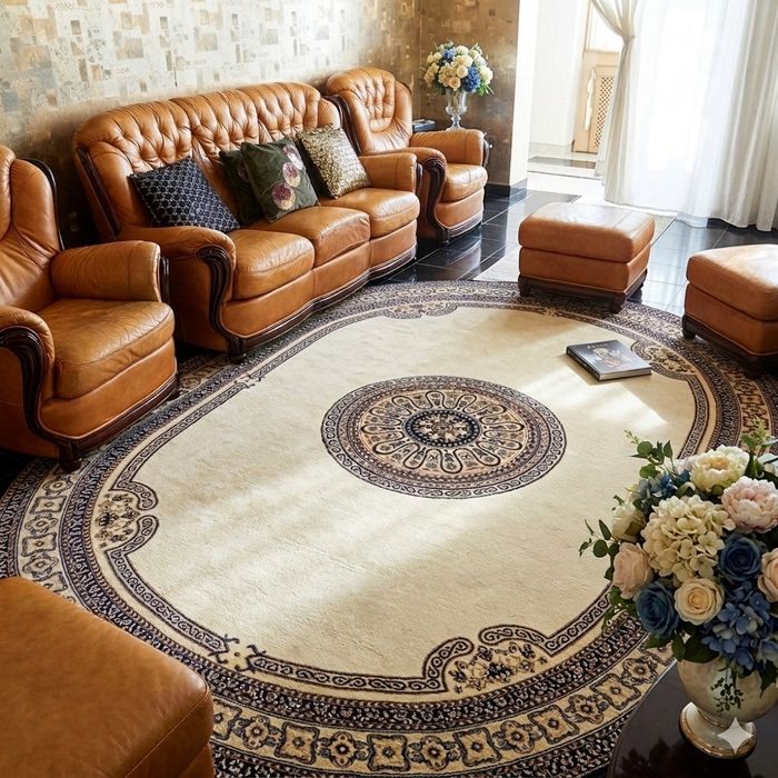 Ковер иранский, цвет светлый