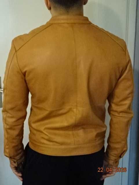 мъжко яке от естествена кожа