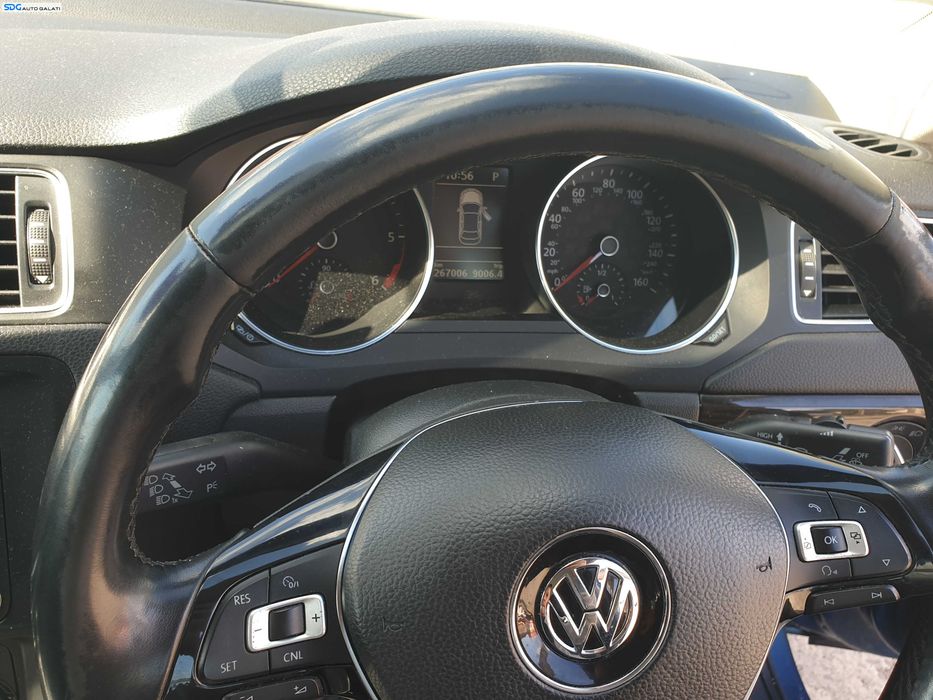 Volan Piele 3 Spite cu Comenzi FARA Airbag Volkswagen Jetta 4 FL Facelift 2014 - 2018 [K7579]