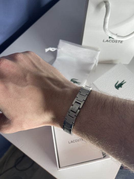 Brățară Lacoste argintie nouă