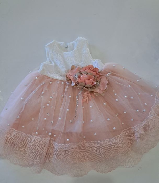 Бебешка рокля за изписване от 0 до 3 месеца