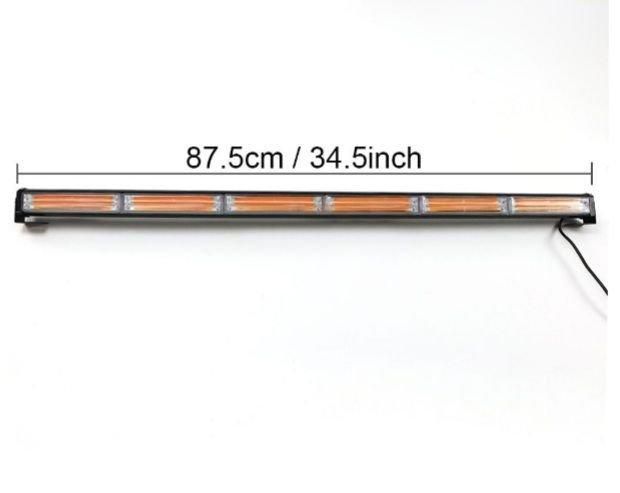 Лед Бар Сигнална Аварийна Блиц Маяк Лампа- 90см. Пътна Помощ Платформа