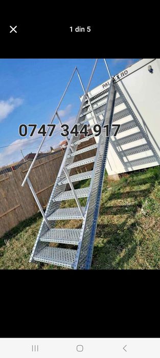 Vând scări metalice zincate executate la comandă
Ne deplasăm oriunde î