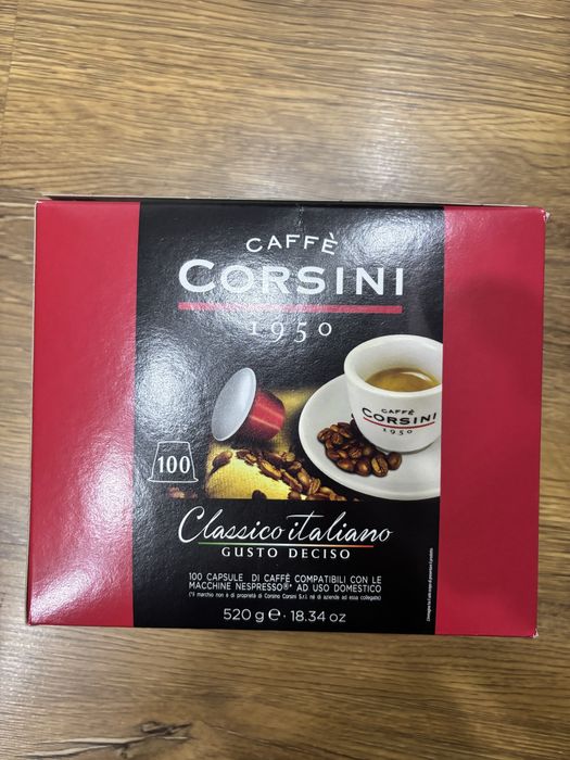 100 capsule cafea Caffè Corsini compatibile Nespresso