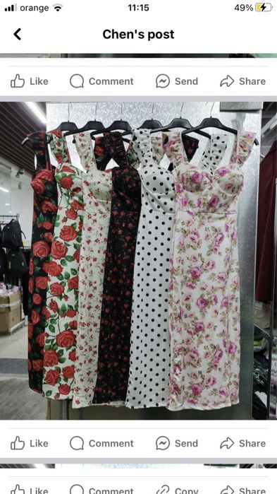 Rochie eleganta, model actual cu imprimeu floral