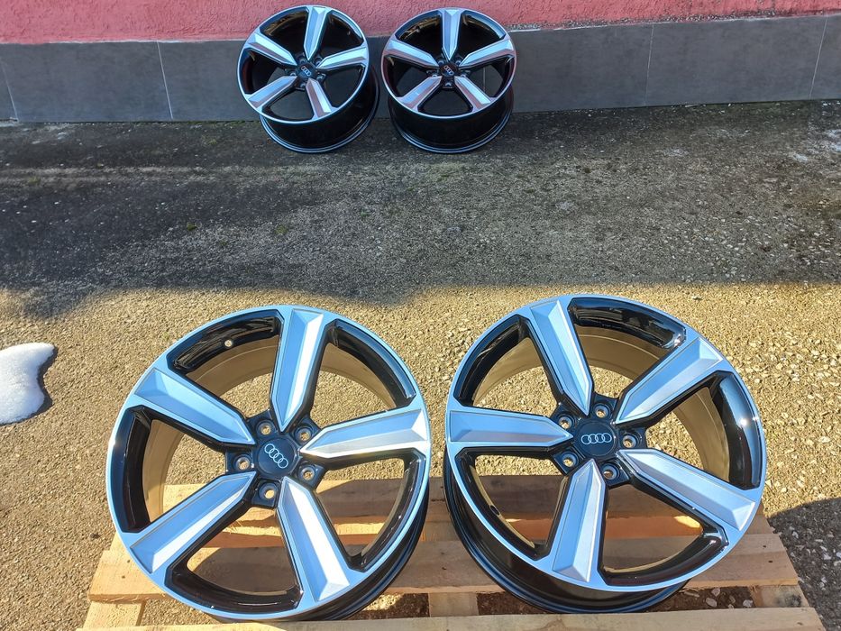 18. АУДИ 5Х112 БАБА ЯГА Deep Black Silver A3 A4 A5 A6 A7 A8 Q3 Q5 Ч.Но