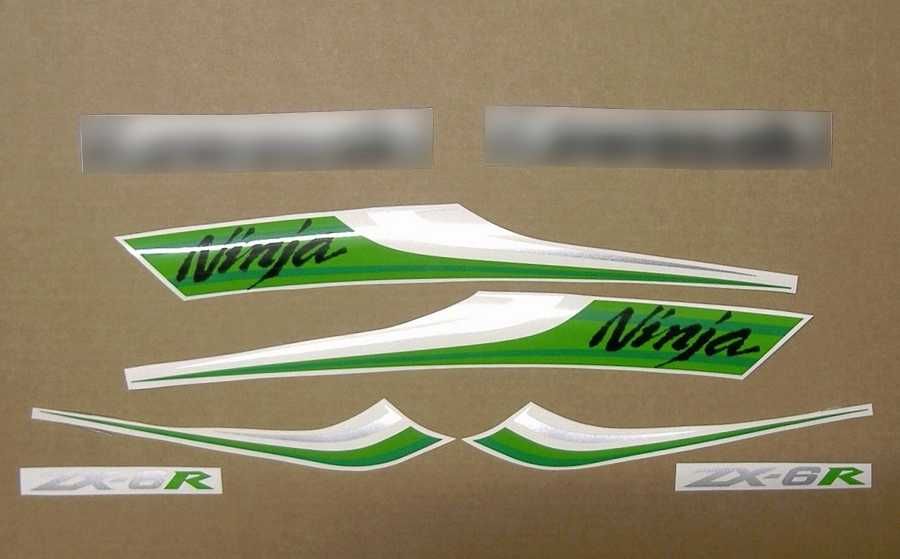 Стикери Kawasaki ZX-6R Ninja 2009-2012 лепенки кавазаки 636 зх6р zx6r