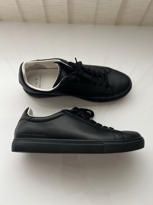 Сникърси A|X Armani Exchange 44 черни кожа