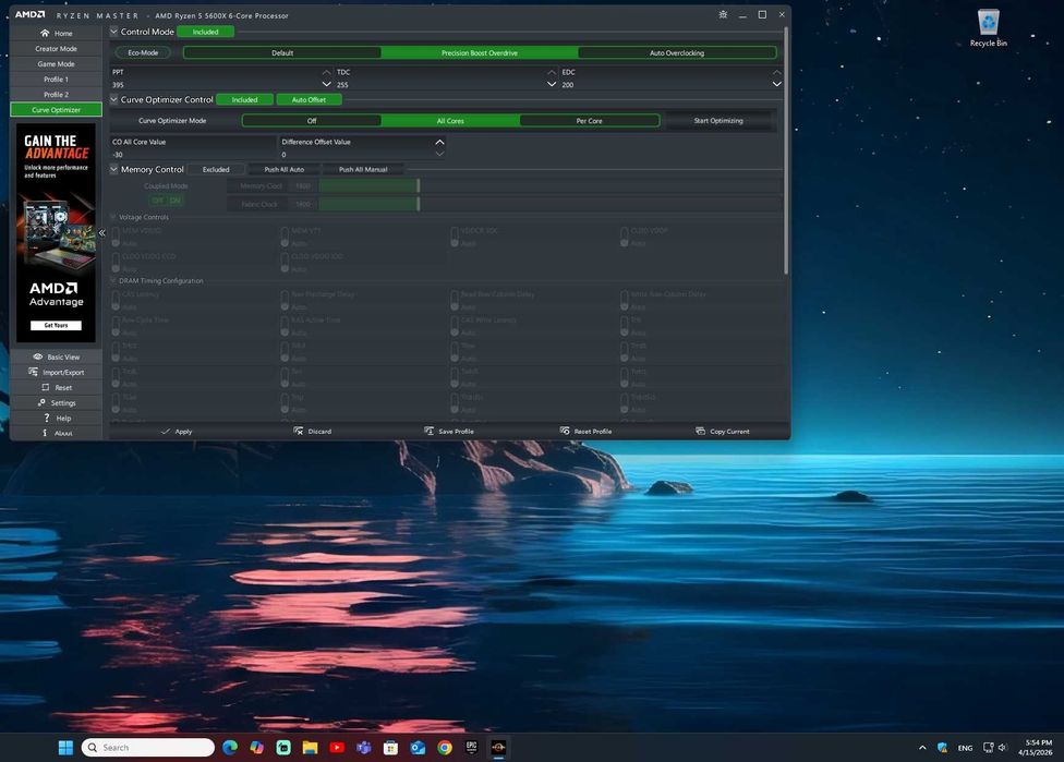 Kit Gaming Ryzen 5 5600X + 32GB RGB + ASUS B450 / Perfect funcțional