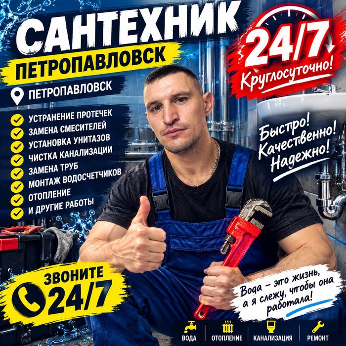 Сантехник круглосуточно звоните пишите