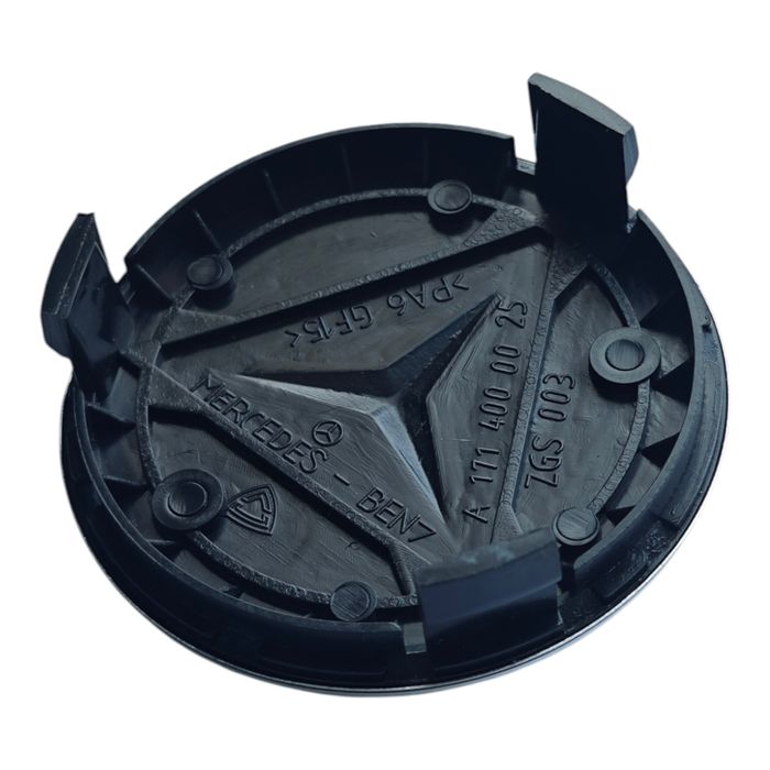 75мм Капачки за джанти за Мерцедес Mercedes-Benz - ЧЕРНИ с надпис