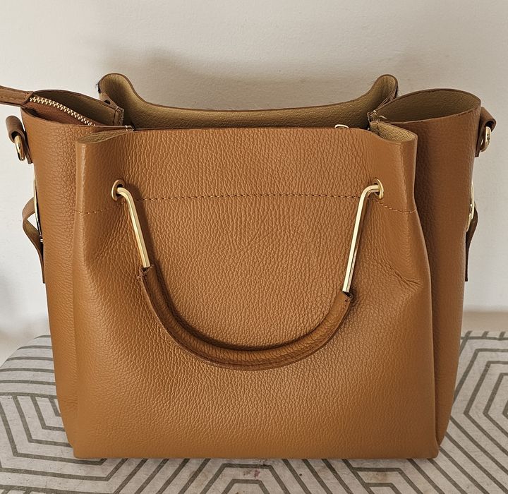 Geanta damă noua din piele naturala Made in Italy