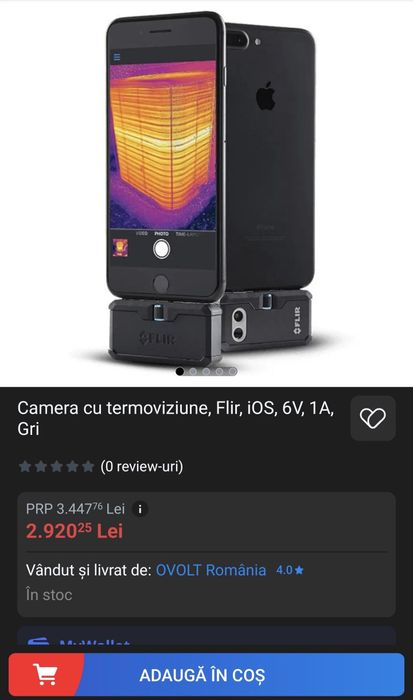 Vând camera termoviziune