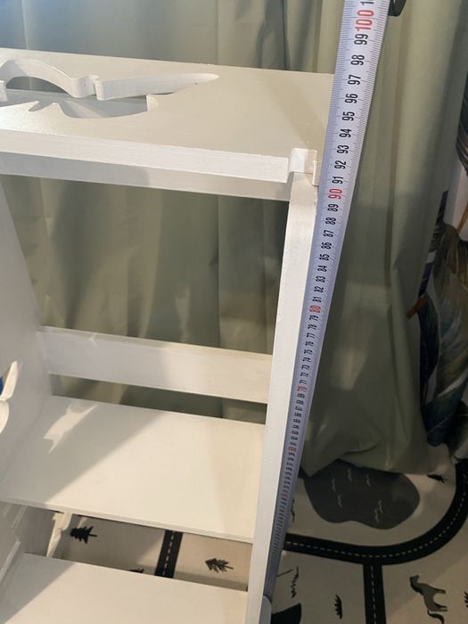 Turn de invatare - learning tower alb fluturasi