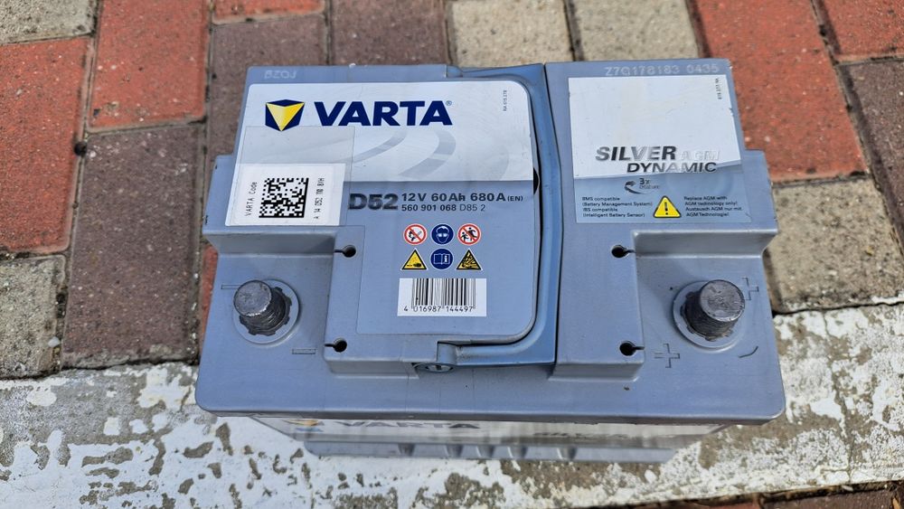 Baterie auto  varta D52 12 V 60 Ah 680A