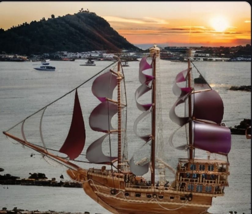 Корабль огромный