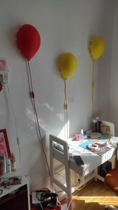 Lampa Ikea pt cameră copil plus mânere dulapior copil