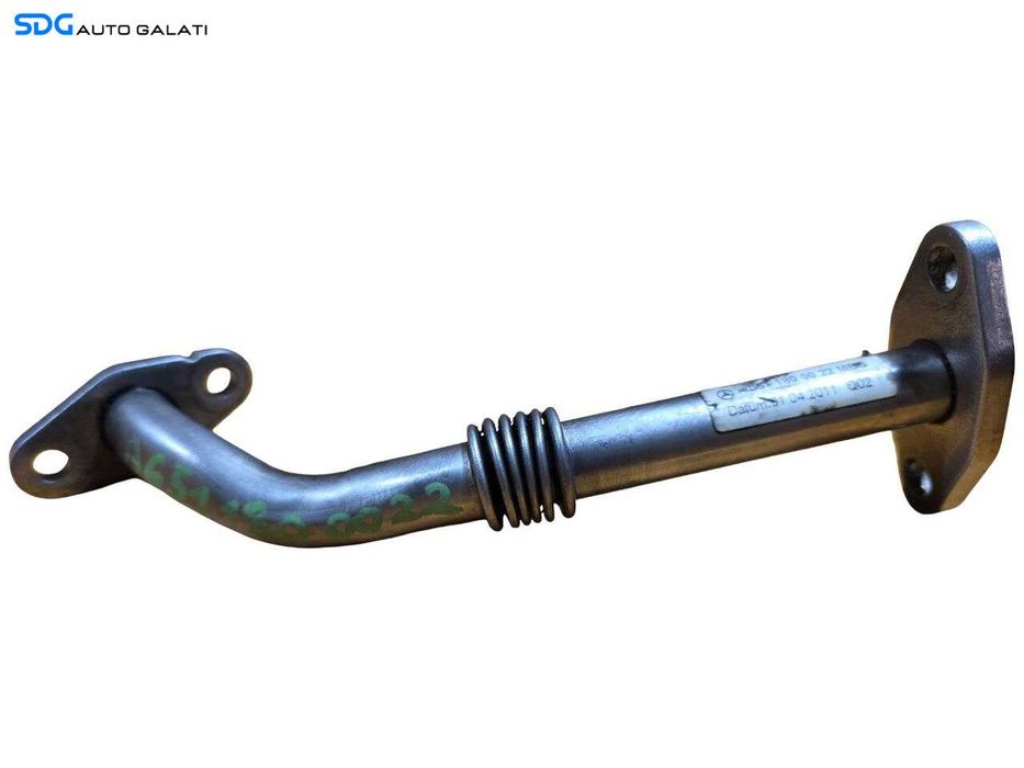 Conducta Teava Alimentare Ungere Ulei Turbo Turbina Turbosuflanta Mercedes Clasa B Class W246 2.2 CDI 2011 - 2014 Cod A6511800022 [N4929]