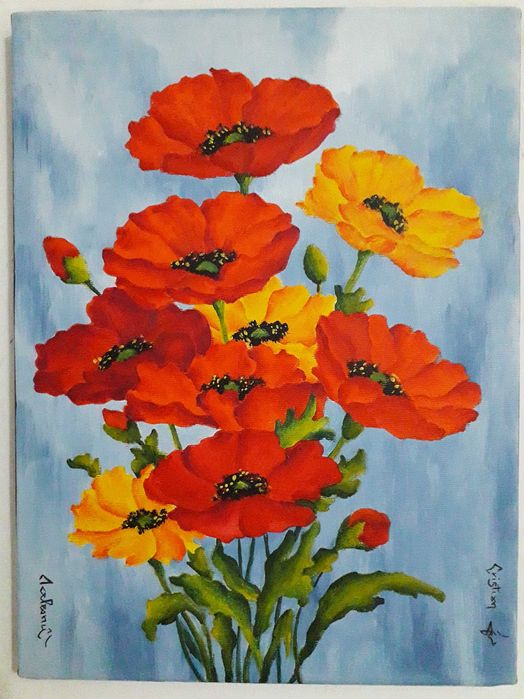 Tablouri 40/30, handmade, panza pe sasiu (II)