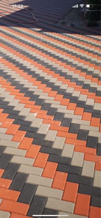 Укладка брусчатки