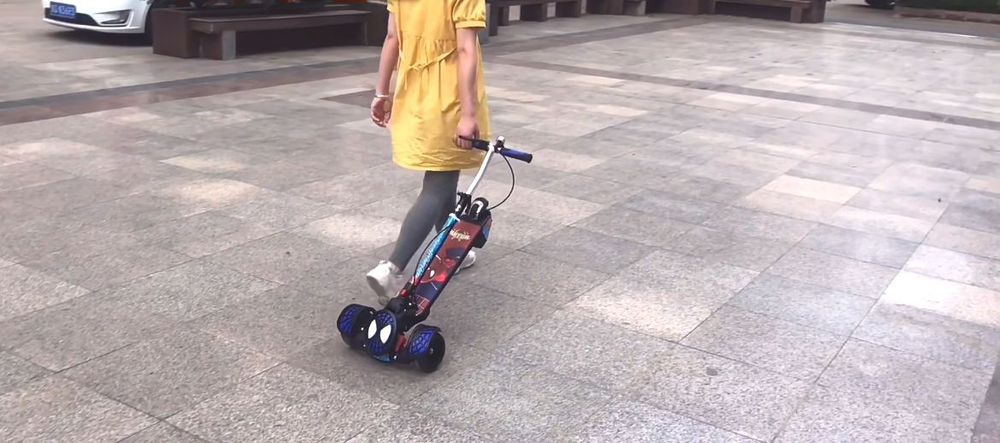 Самокат детский Капитан Америка