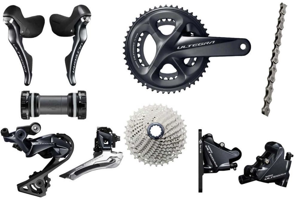 Групсет Shimano Ultegra Di2 disc R8000 ANT+ Bluetooth