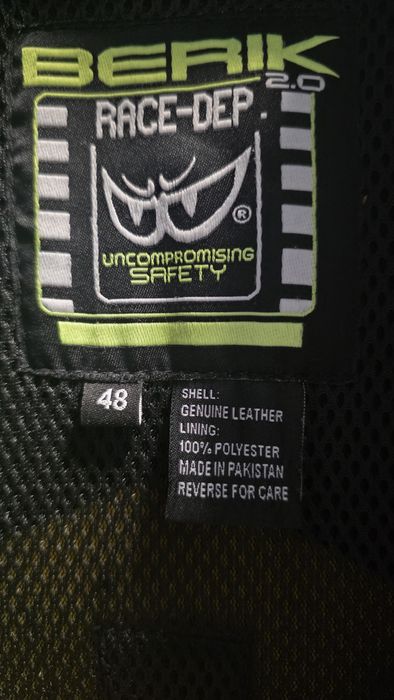 Geaca moto Berik Street Pro verde