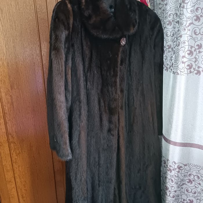 Шуба норковая цельная