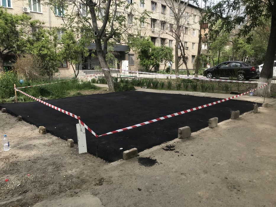 Асфальтирование дорог.Стоянки.Парковки.Махалли. Дворы.Разметка.Асфальт