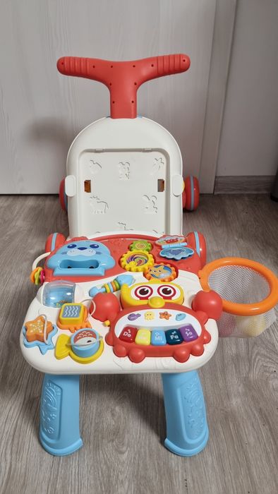 Antepremergator si masuta de joaca 2 in 1 pentru copii