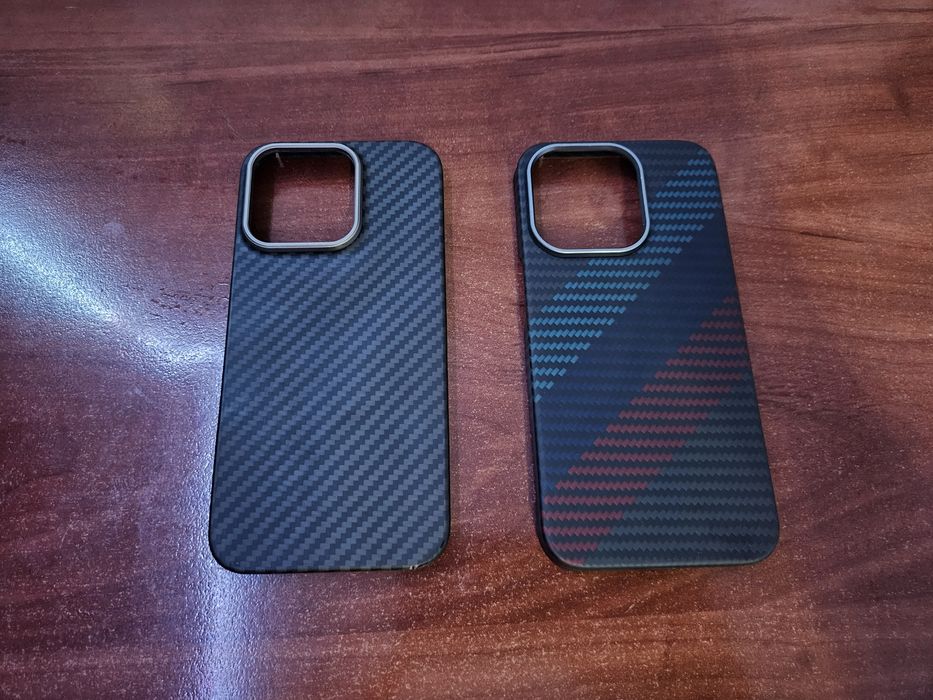 Чехол на iPhone 14 pro cevlar (karbon)