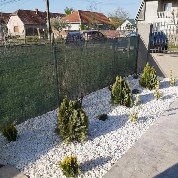 Spartură de Marmură Albă,Piatră Naturală pentru  Decor ,Peisagistică