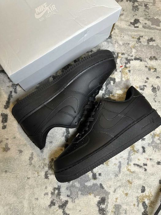 #EDITIE LIMITATĂ# Nike Air Force 1 Low Triple Black - Verificare Colet